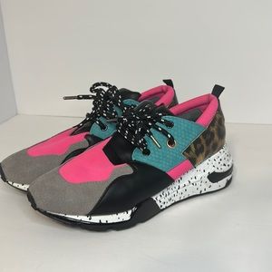 Steve Madden Cliff Bright Multicolor Animal print Sneaker
